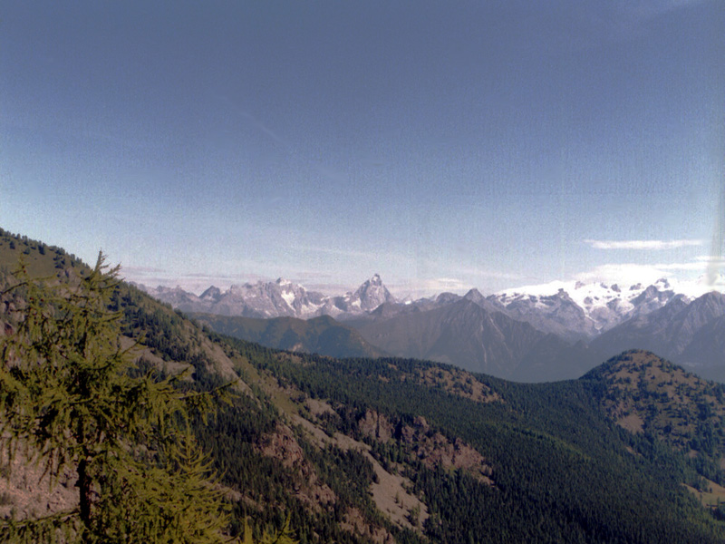 il monte rosa ed il cervino