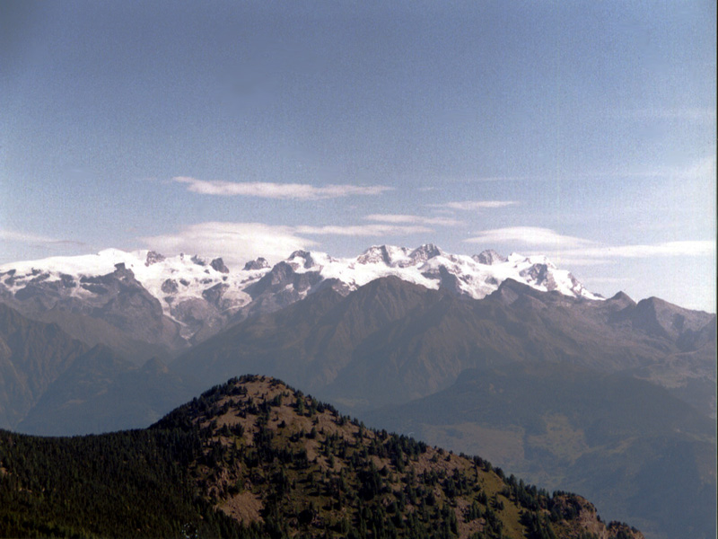 il monte rosa ed il cervino