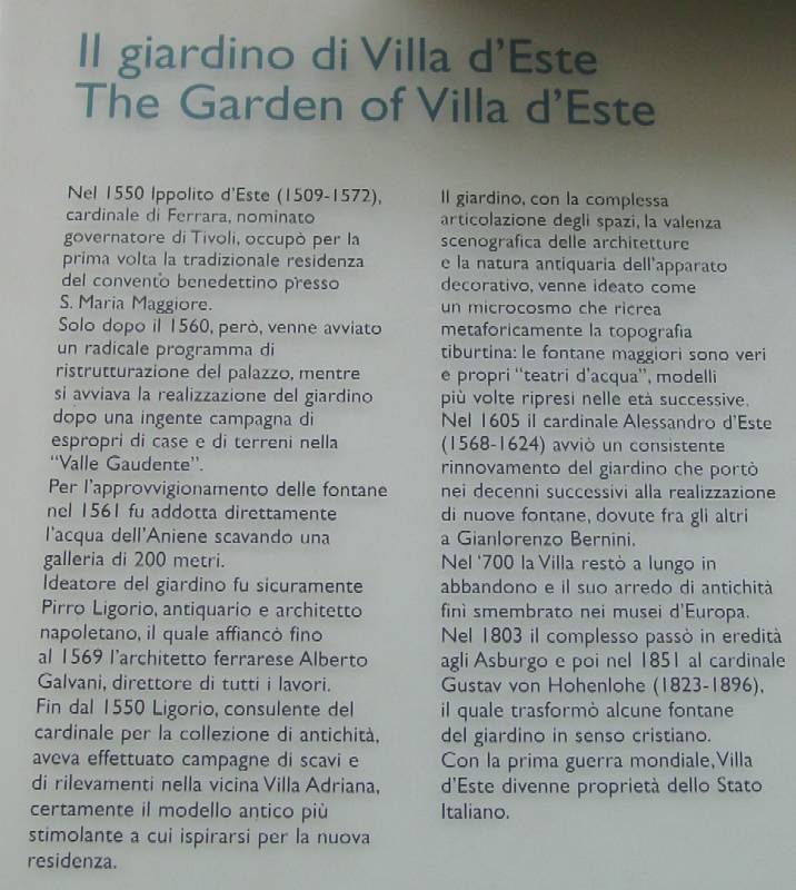 Tivoli: Villa d''Este