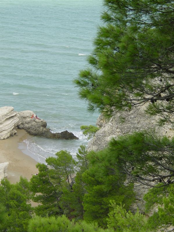 La costa del Parco Nazionale del Gargano- Puglia