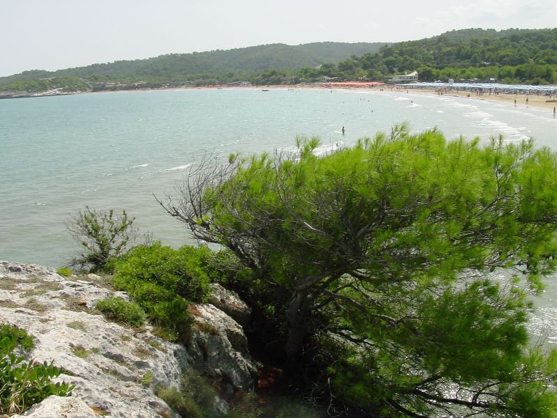 La costa del Parco Nazionale del Gargano- Puglia