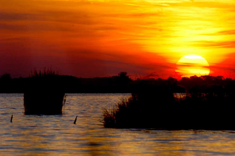 Tramonto sul lago...