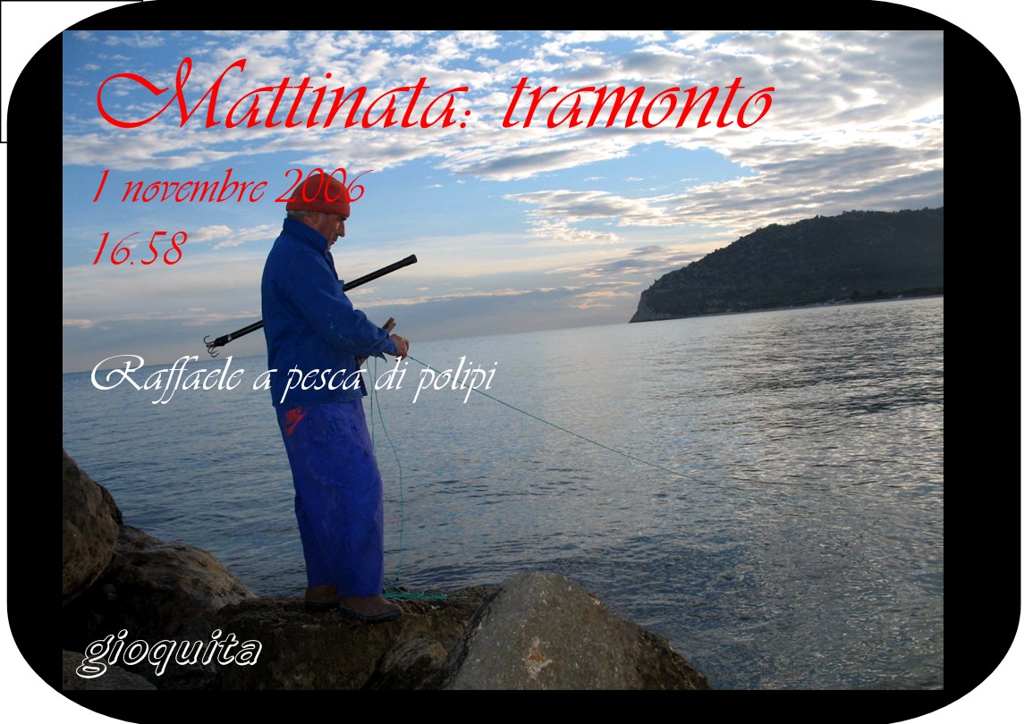 Mattinata: tramonto