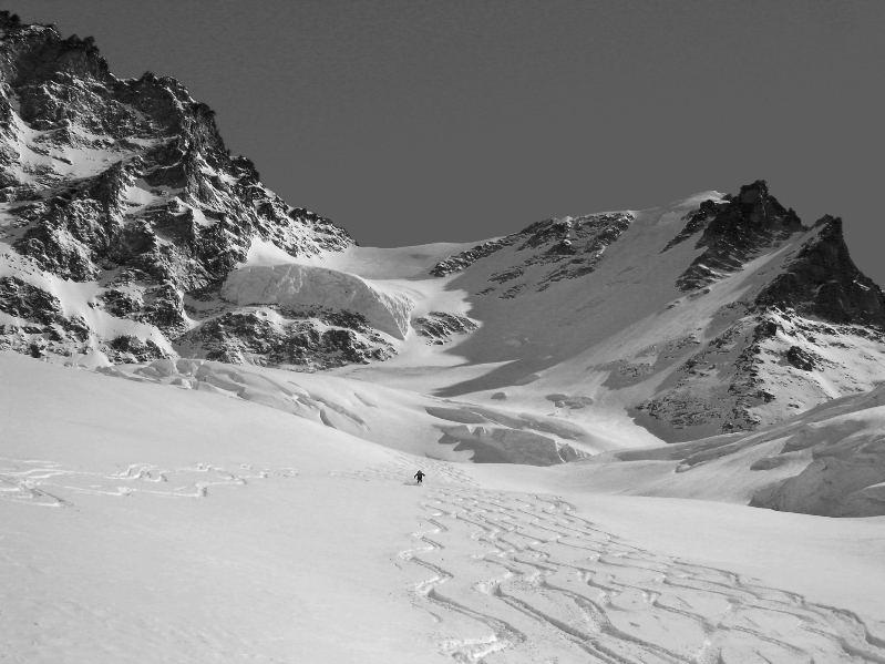 scendendo dal gran paradiso