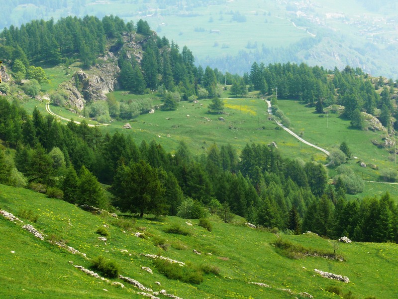 Paesaggi in valle d''aosta