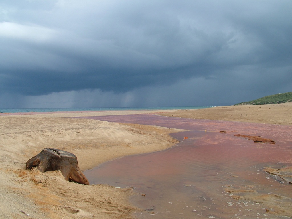 Rio Piscinas, il fiume rosso