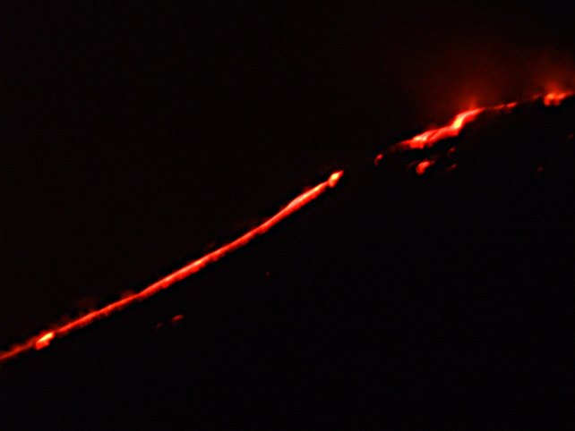 Il fuoco dellEtna. Giugno e luglio 2008 alla Valle del Bove