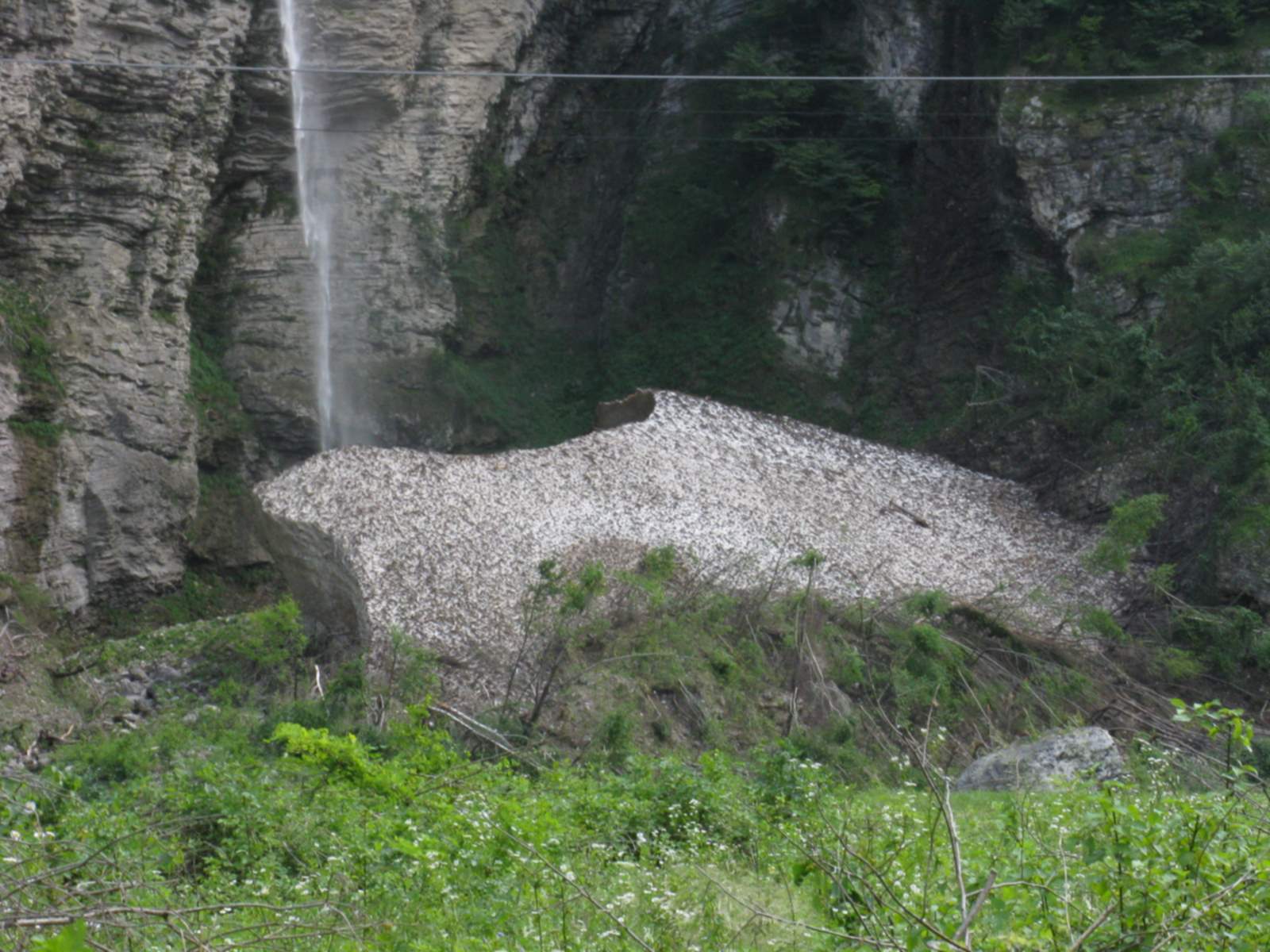 incredibile valanga basso cadore