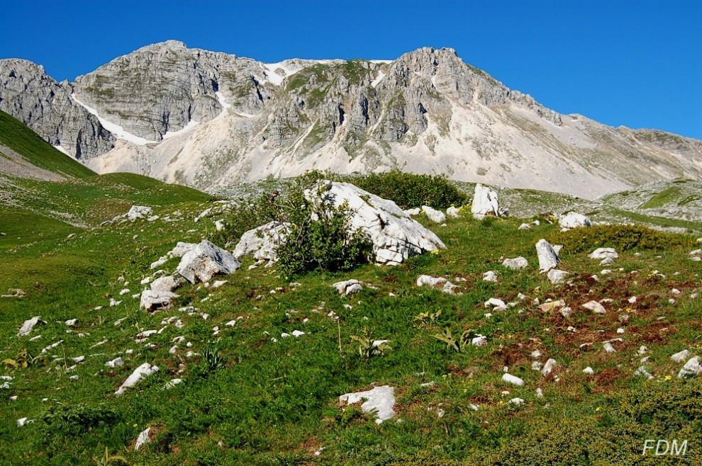 Giro ad anello sui monti della Meta