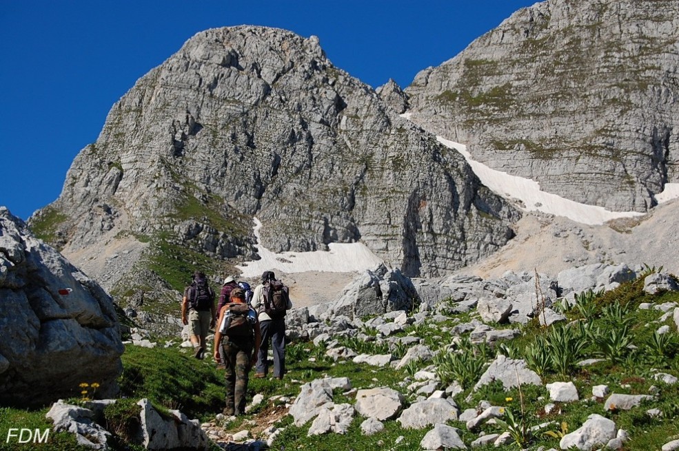 Giro ad anello sui monti della Meta