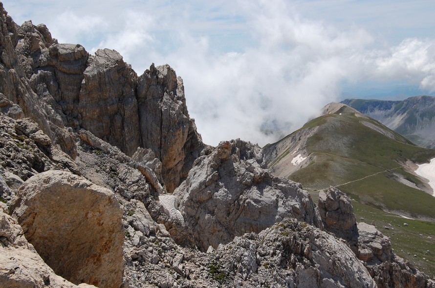 Gran Sasso d''Italia - salita al Corno Grande, 2912 mt.