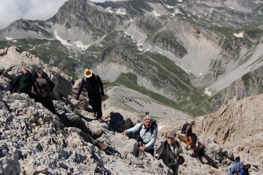 Gran Sasso d''Italia - salita al Corno Grande, 2912 mt.