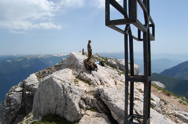 Appennino centrale - monti Ernici - salita al pizzo Deta