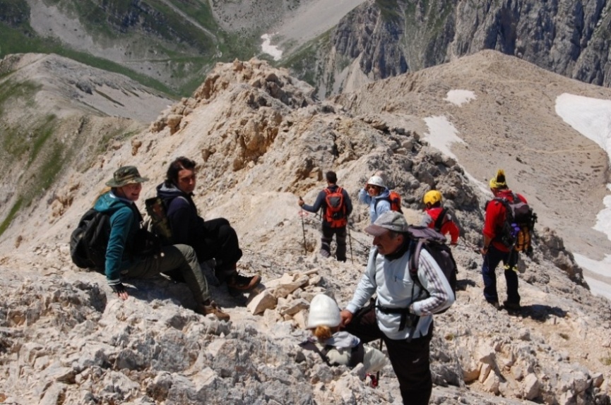 Gran Sasso d''Italia - salita al Corno Grande, 2912 mt.