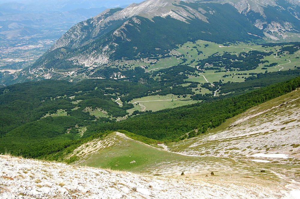 Majella d''acqua, di neve e di fiori.