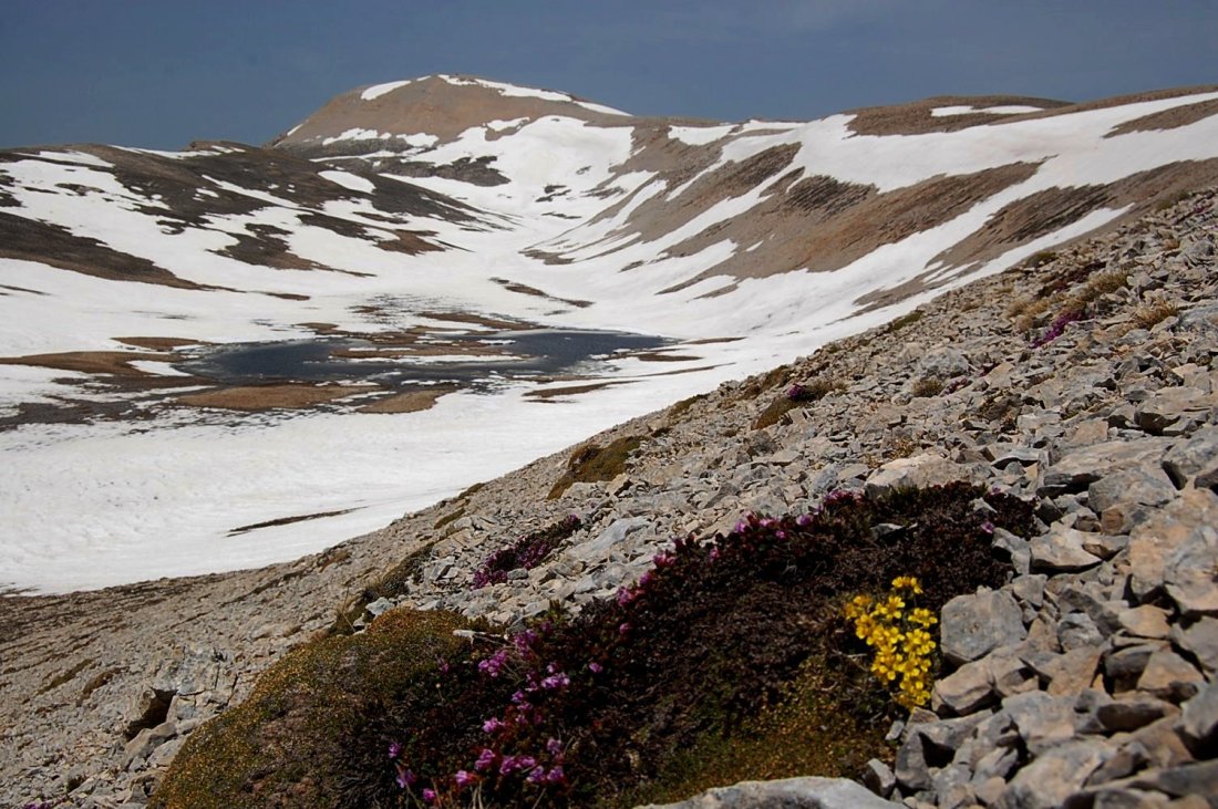 Majella d''acqua, di neve e di fiori.