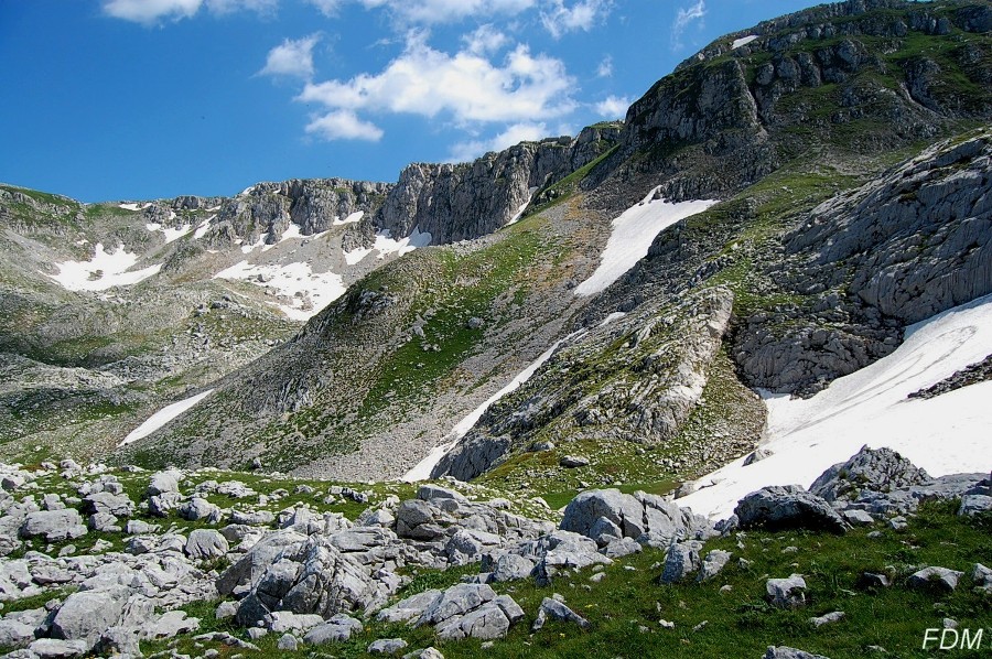 Giro ad anello sui monti della Meta