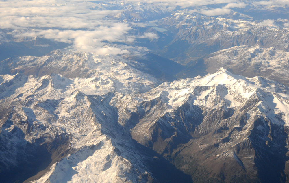 Il Bernina visto dall'' alto