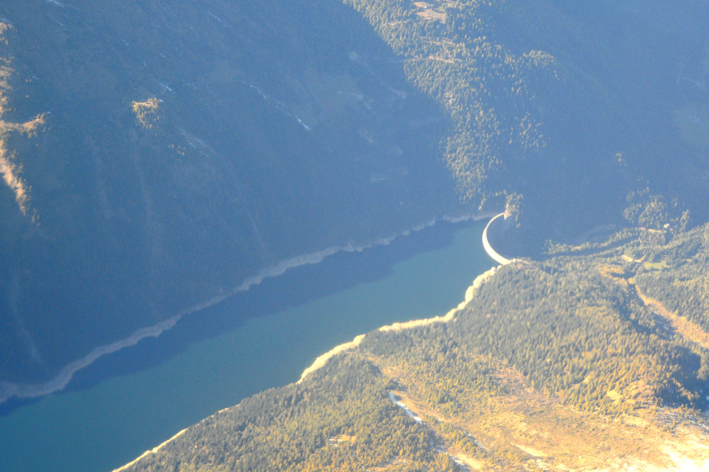 Il Bernina visto dall'' alto