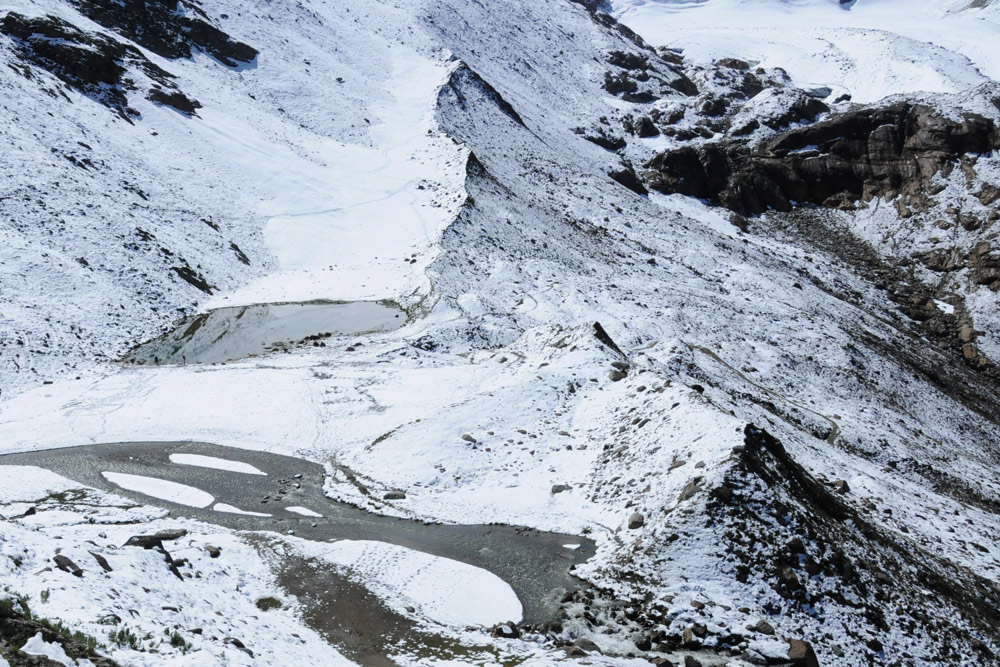 La valle ed il ghiacciaio dei Forni