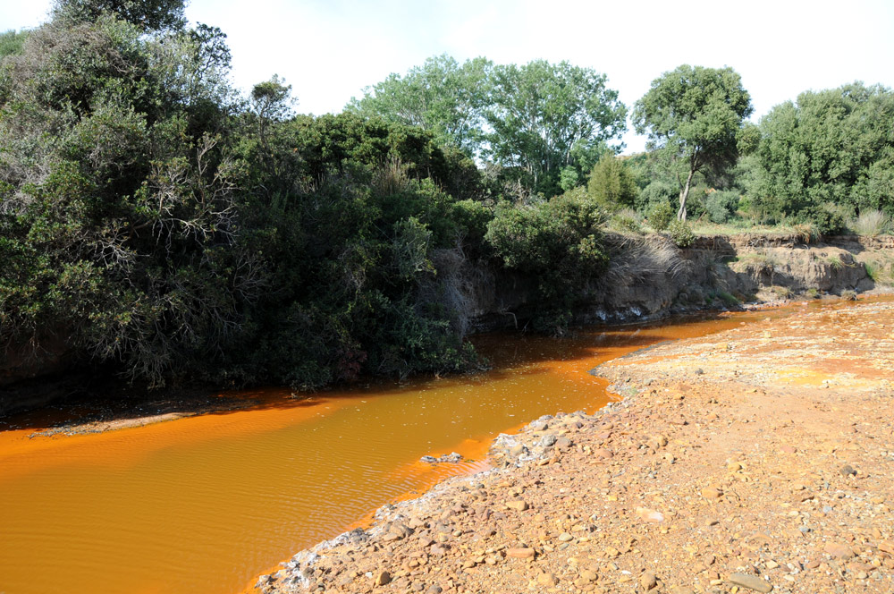 Rio Piscinas, il fiume rosso