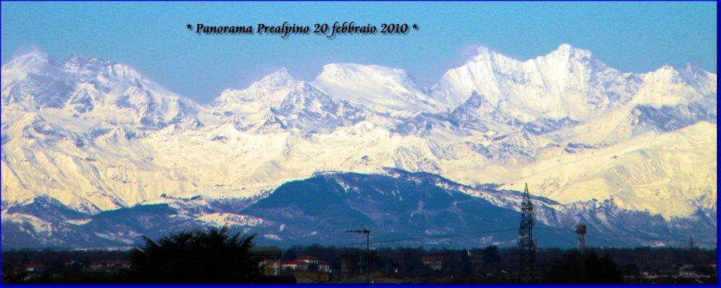 PREALPI VISTE DALLA BRIANZA