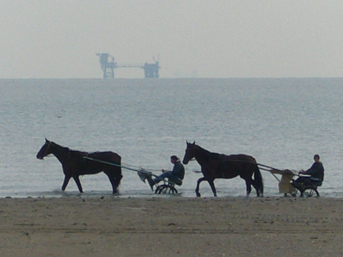 Il mare d''inverno in Romagna