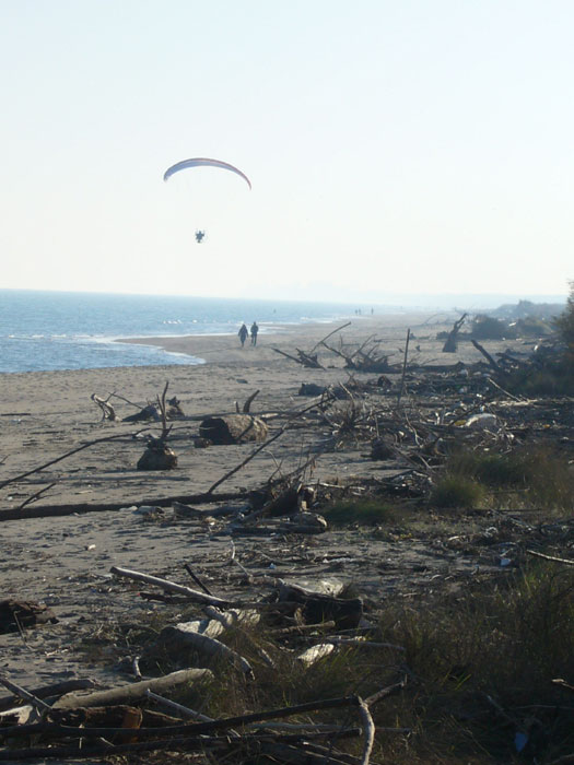 Il mare d''inverno in Romagna