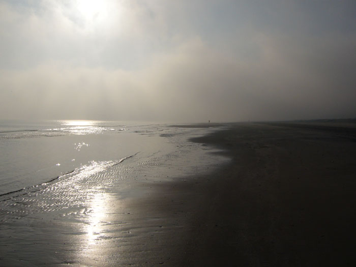 Il mare d''inverno in Romagna