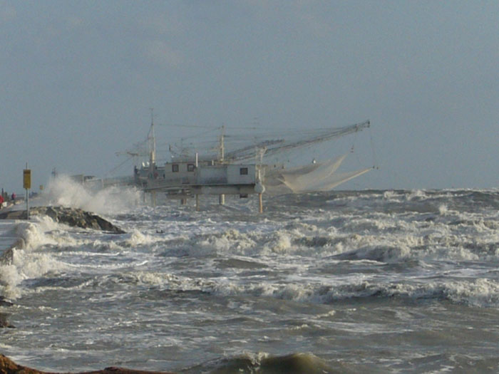 Il mare d''inverno in Romagna