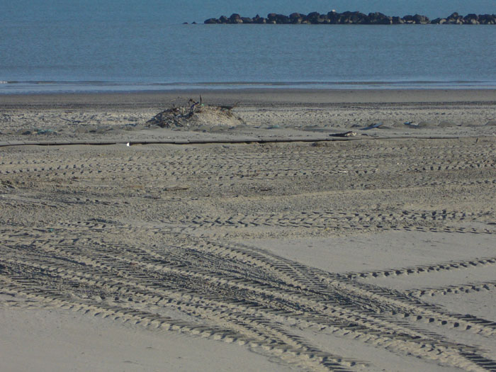 Il mare d''inverno in Romagna