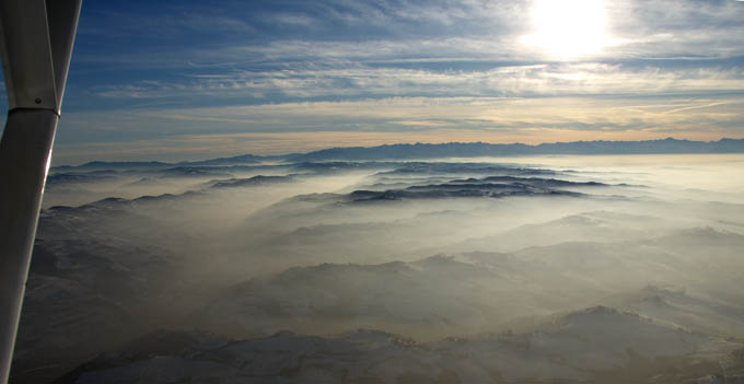 nebbia in Langa