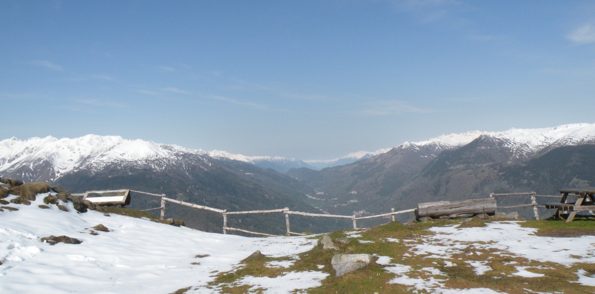 panorama da Malga Stain