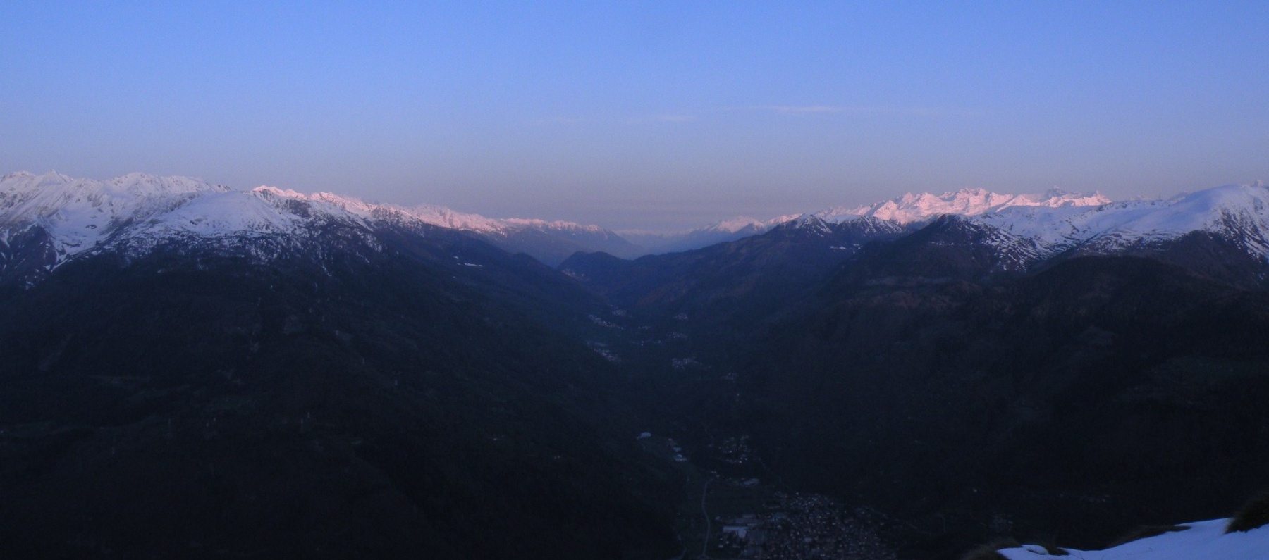 panorama da Malga Stain