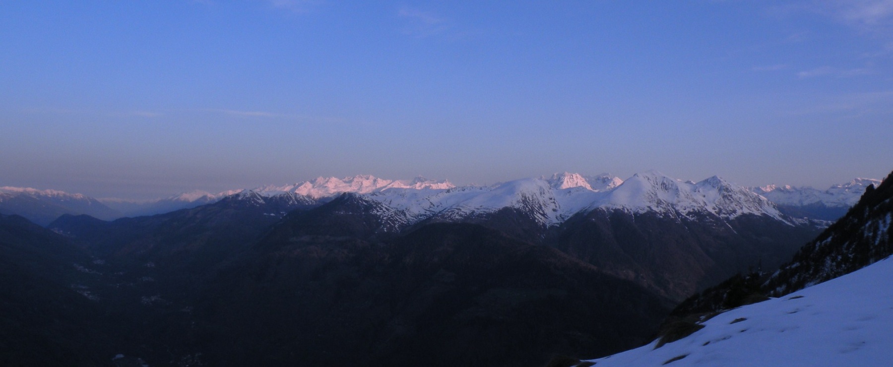 panorama da Malga Stain