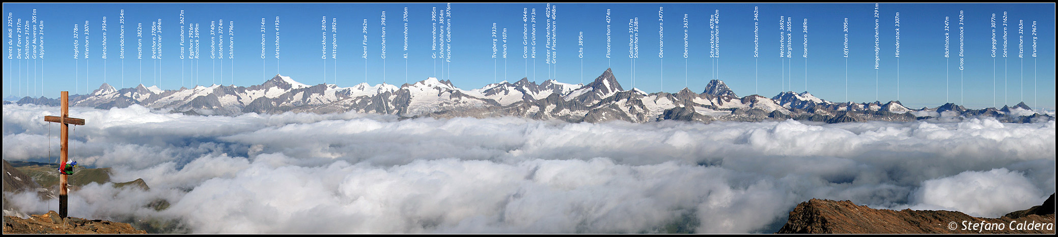 L'' Oberland bernese dall'' alto.