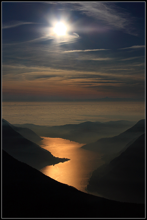 Aspettando il tramonto sul San Primo