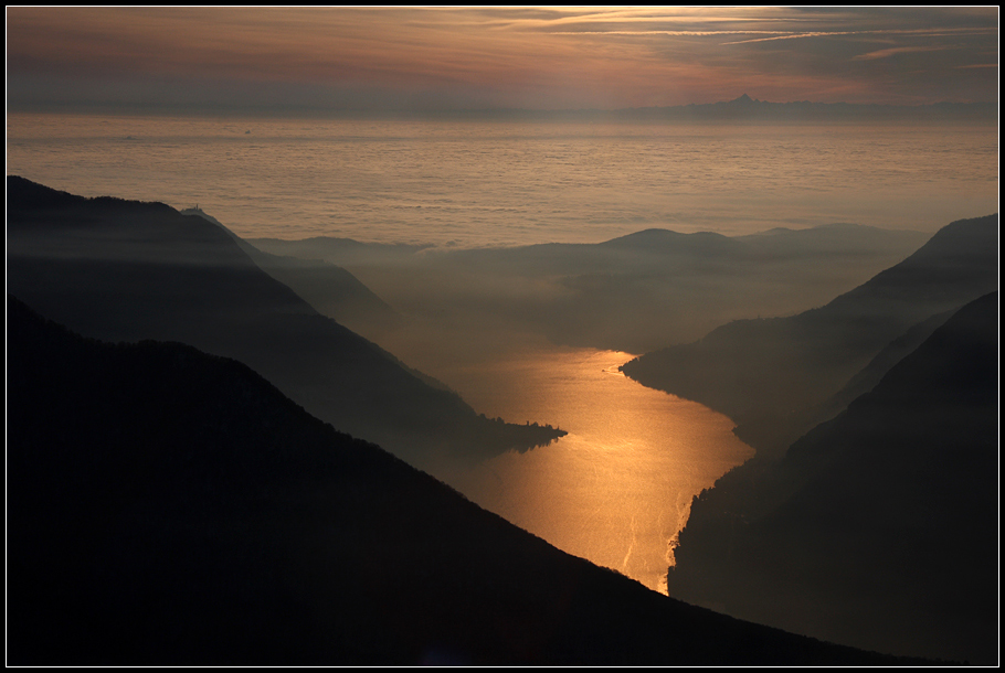 Aspettando il tramonto sul San Primo