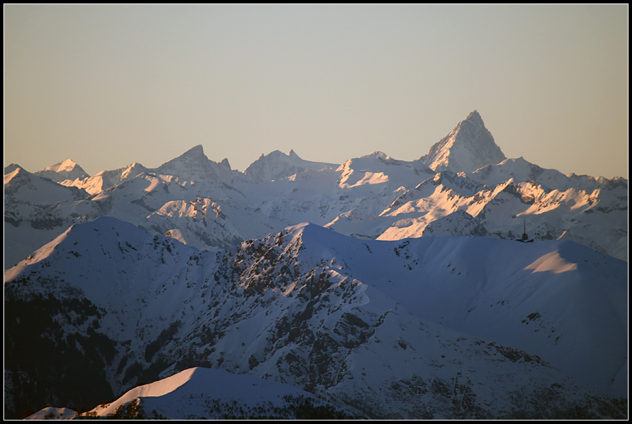 Aspettando il tramonto sul San Primo