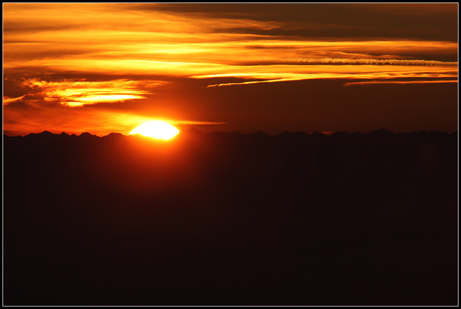 Aspettando il tramonto sul San Primo