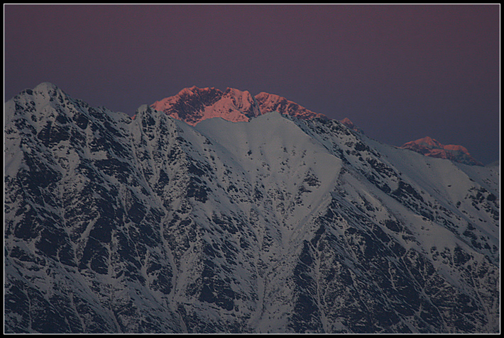 Aspettando il tramonto sul San Primo