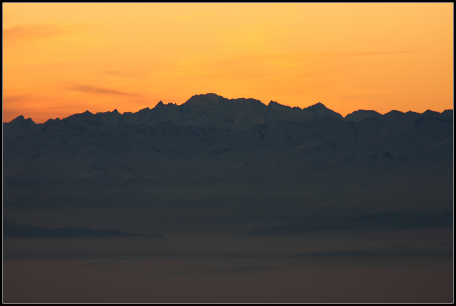 Aspettando il tramonto sul San Primo