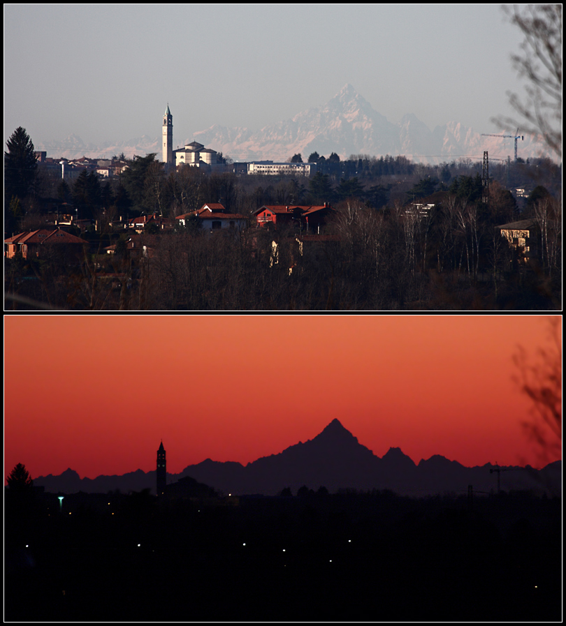 Monviso galleggiante