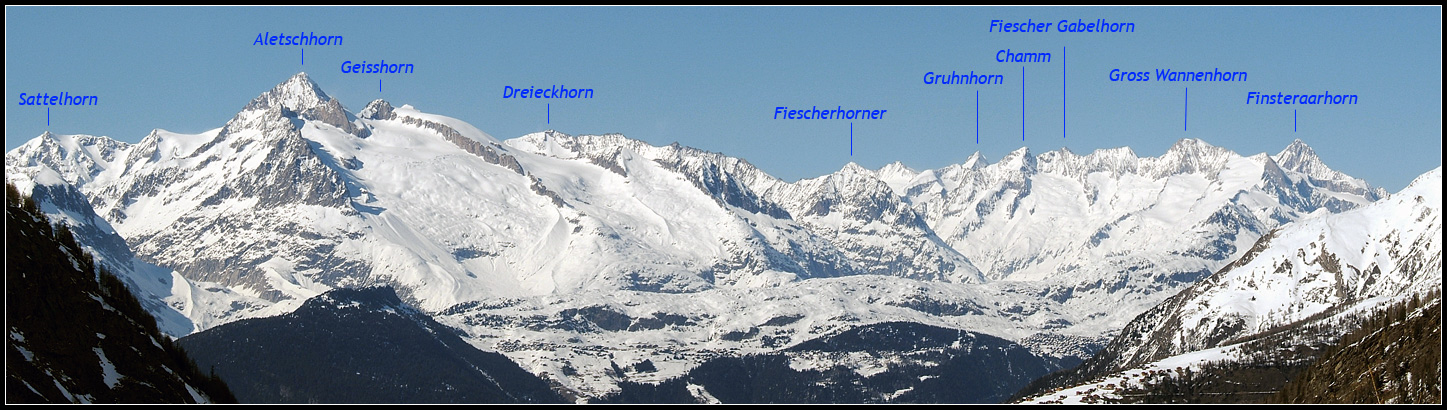 L'' Oberland bernese dall'' alto.