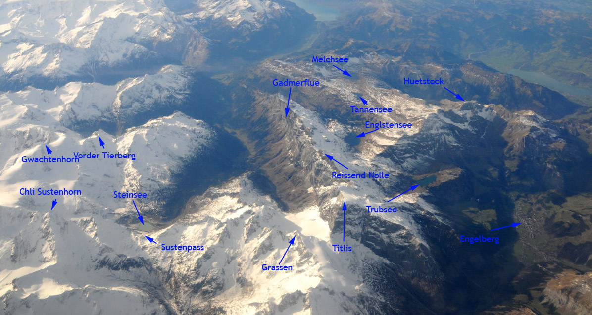 L'' Oberland bernese dall'' alto.