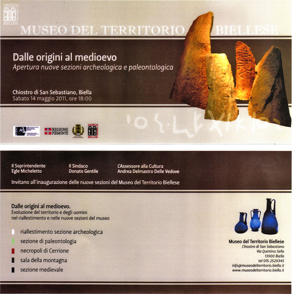 Inaugurazione della sezione paleontologica a Biella