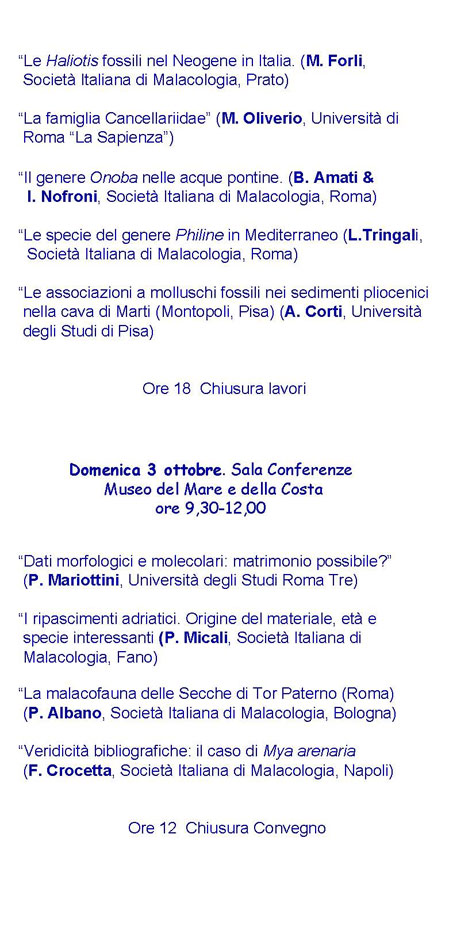 CONVEGNO SABAUDIA 2010