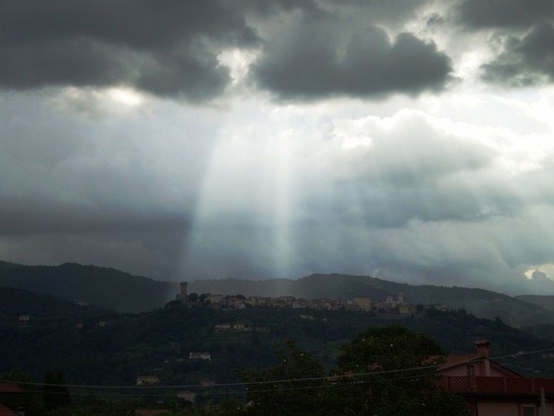 Castelnuovo Magra come si vede da casa mia....