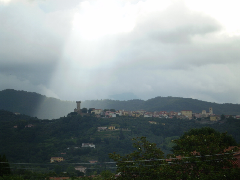 Castelnuovo Magra come si vede da casa mia....