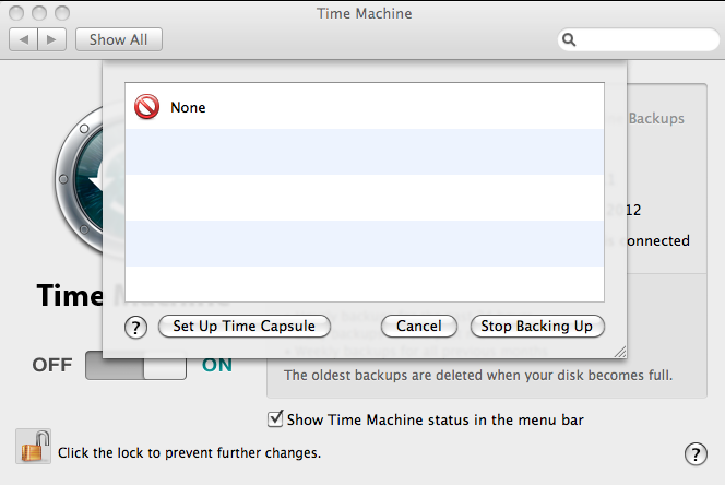 MAC - Backup con TimeMachine